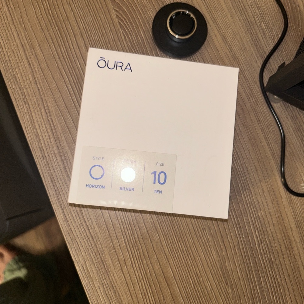 Oura 3rd Generation Horizon Silver Ring - Picture 3 of 5
